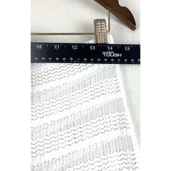 Jordan Taylor White Mesh Pants M Swimsuit Cover Up Wide Leg Resort Beachwear - Picture 5 of 14